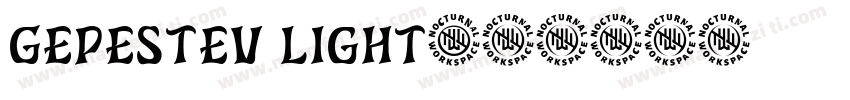 GepesteV Light字体转换